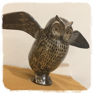 スイス フクロウ ハンドメイド陶器 【公式通販】